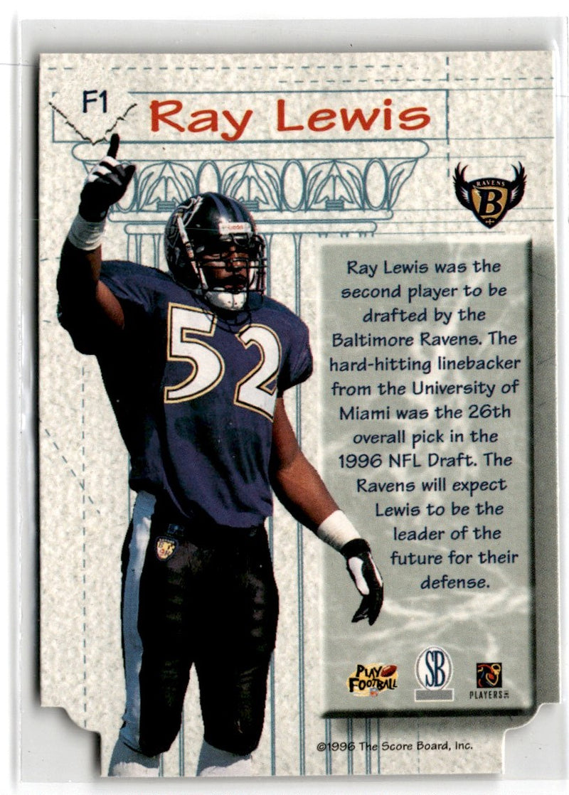 1997 Score Board NFL Experience Foundations Ray Lewis