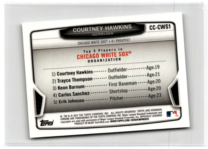 2012 Bowman Chrome Mini Courtney Hawkins