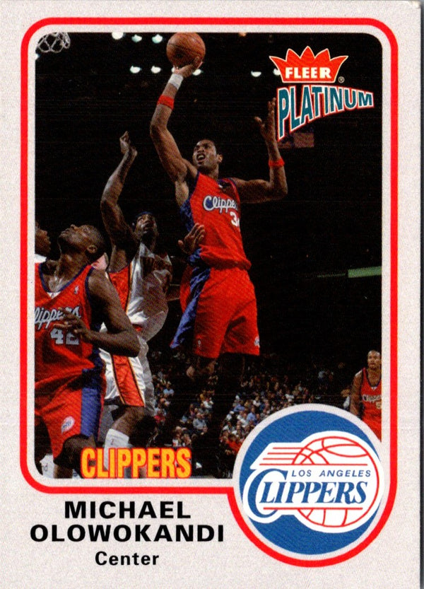 2002 Fleer Platinum Michael Olowokandi #111
