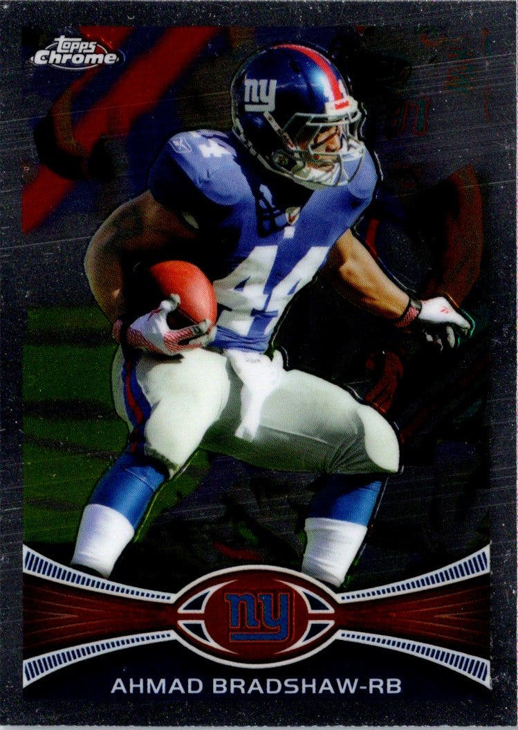 2012 Topps Chrome Ahmad Bradshaw