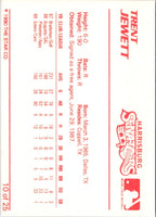 1990 Star Harrisburg Senators Trent Jewett #10