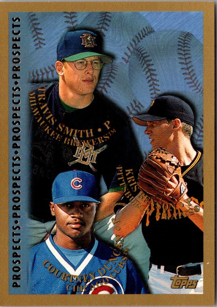 1998 Topps Minted in Cooperstown Travis Smith/Courtney Duncan/Kris Benson