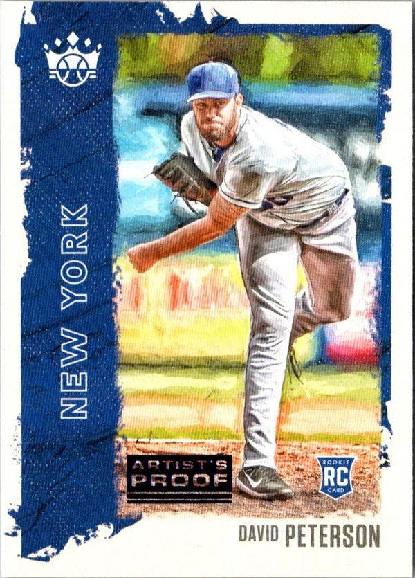 2021 Panini Diamond Kings Artist Proof Blue David Peterson #143