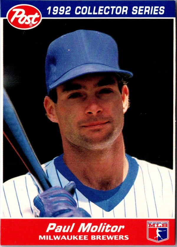 1992 Post Cereal Paul Molitor #17