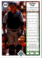 1989 Upper Deck Carlton Fisk #609