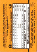 1989 Donruss Charlie Lea