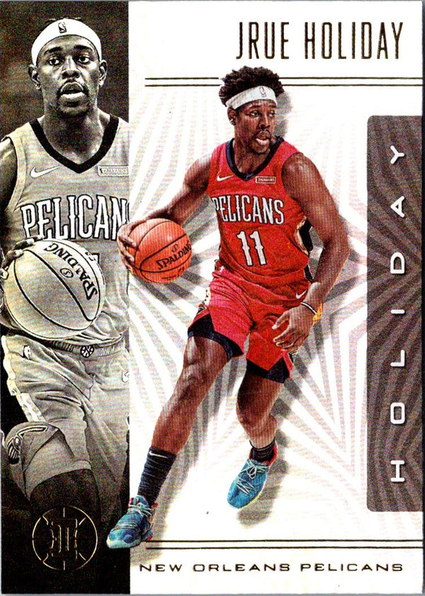 2020 Panini National Treasures Gold Jrue Holiday #36