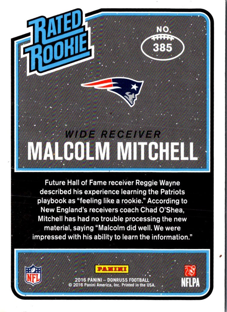 2016 Donruss Malcolm Mitchell