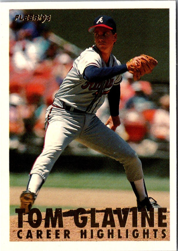 1993 Fleer Tom Glavine Career Highlights Tom Glavine #4