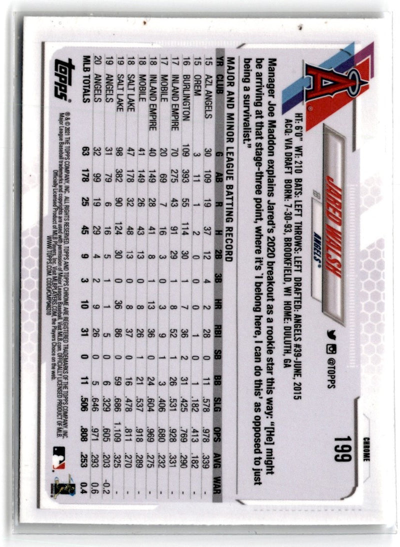 2021 Topps Chrome Jared Walsh