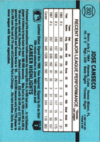 1988 Donruss Oakland Athletics Team Collection Jose Canseco #302