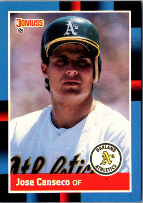 1988 Donruss Oakland Athletics Team Collection Jose Canseco #302