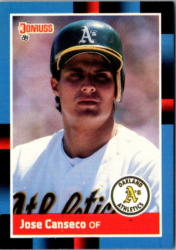 1988 Donruss Oakland Athletics Team Collection Jose Canseco #302