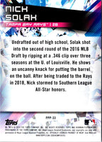 2019 Bowman Platinum Prismatic Prodigies Nick Solak #PPP-33