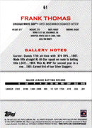2022 Topps Gallery Frank Thomas