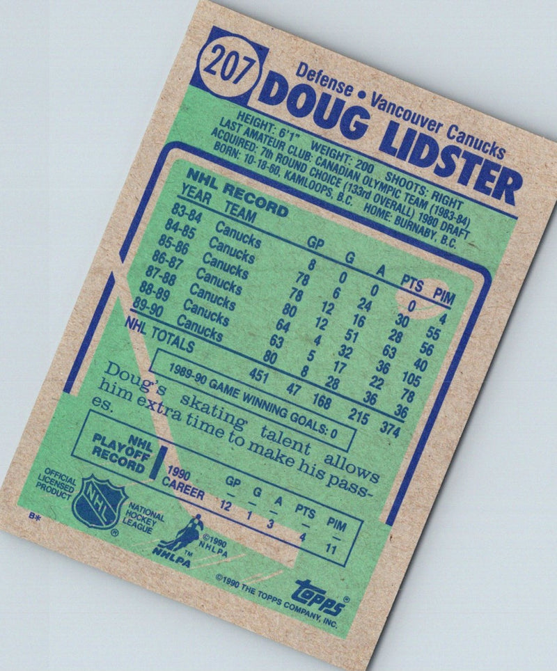 1990 Topps Doug Lidster