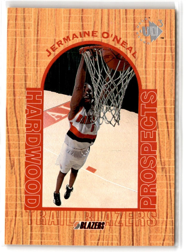 1996 Upper Deck UD3 Jermaine O'Neal #3 Rookie