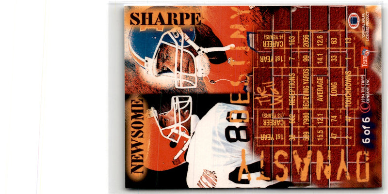 1994 Stadium Club Dynasty and Destiny Ozzie Newsome/Shannon Sharpe