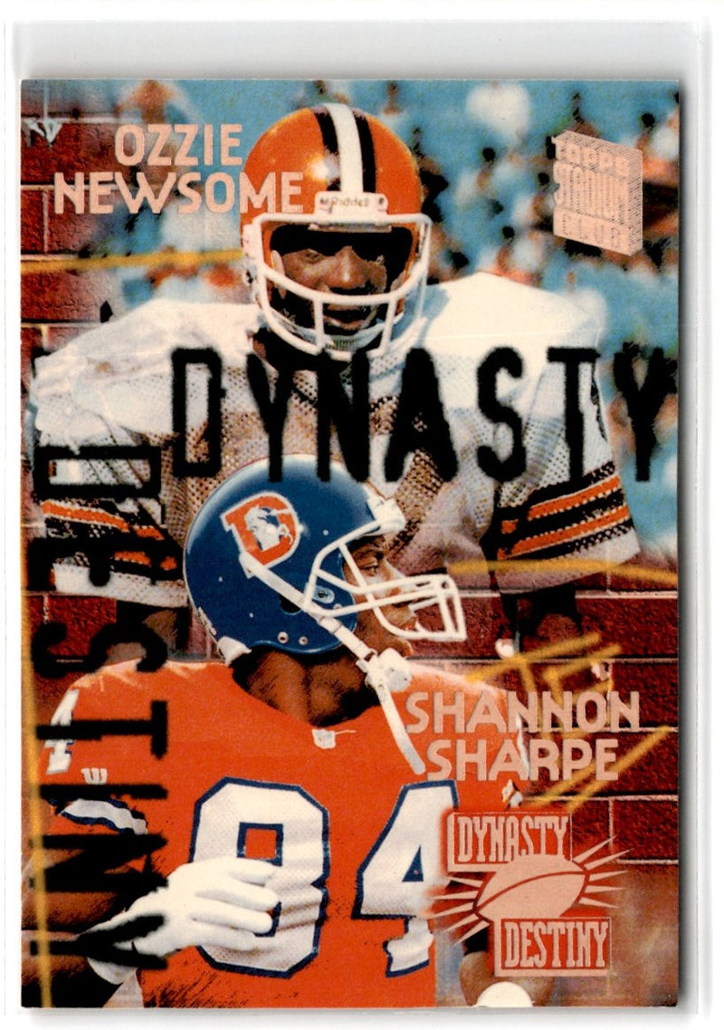 1994 Stadium Club Dynasty and Destiny Ozzie Newsome/Shannon Sharpe