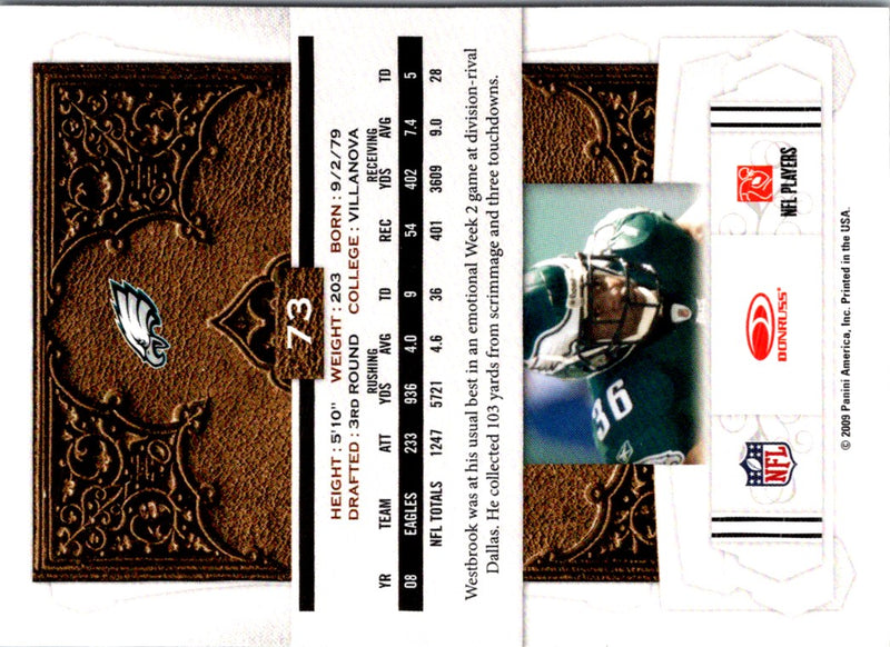 2009 Donruss Classics Brian Westbrook