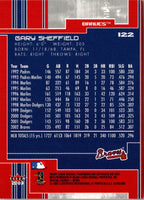 2003 Ultra Gold Medallion Gary Sheffield #122