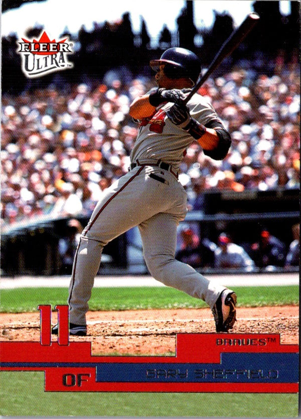 2003 Ultra Gold Medallion Gary Sheffield #122
