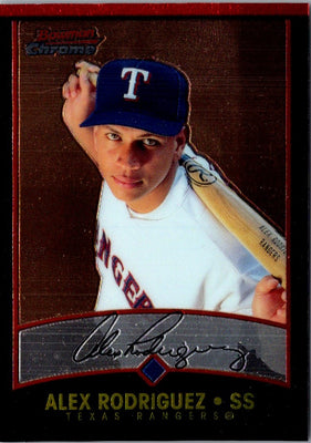 2001 Bowman Chrome Alex Rodriguez #103