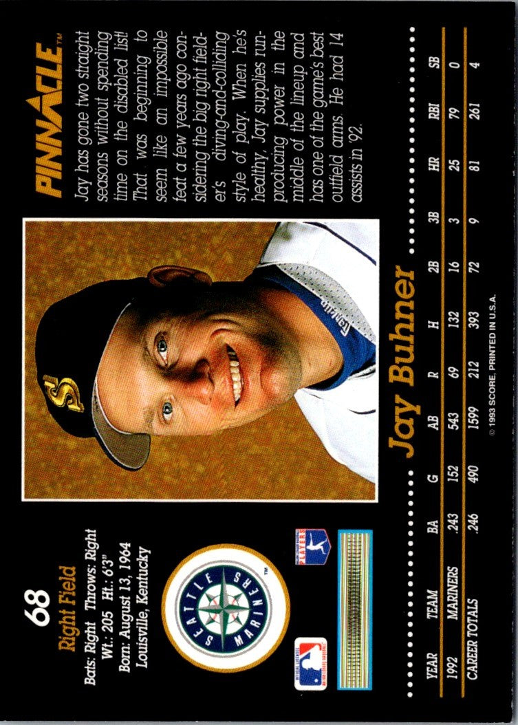 1993 Pinnacle Jay Buhner
