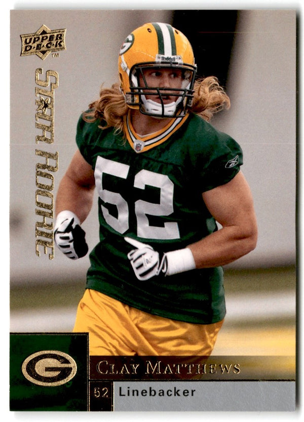 2009 Upper Deck Clay Matthews #203 Rookie