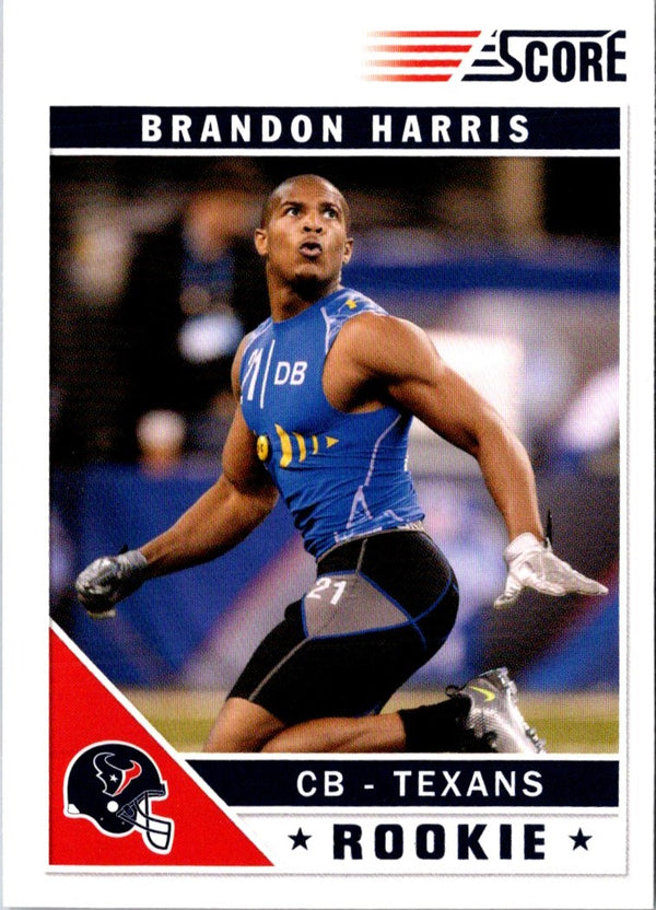 2011 Score Scorecard Brandon Harris #312