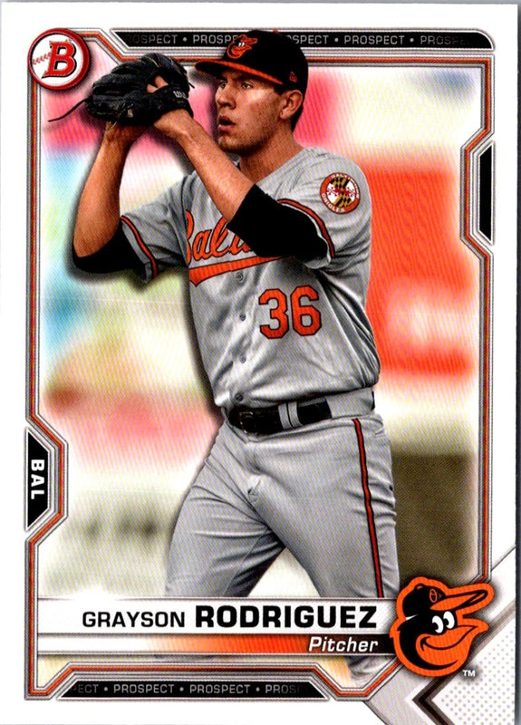2021 Bowman Prospects Grayson Rodriguez #BP-118