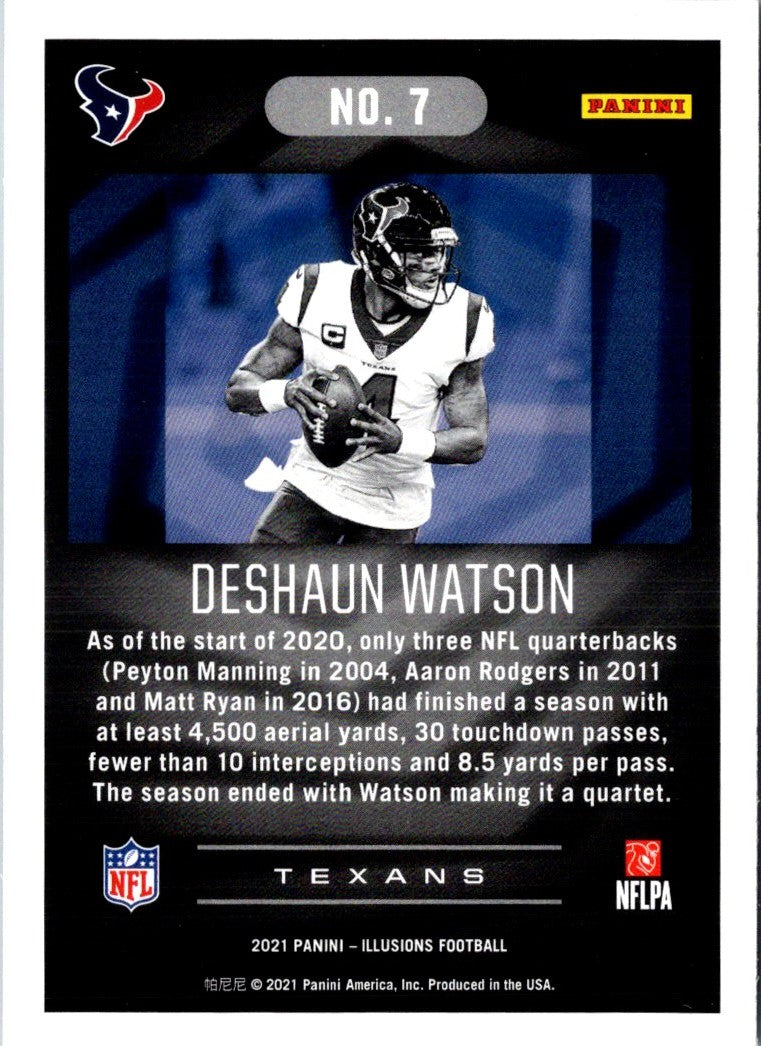 2021 Panini Illusions Deshaun Watson