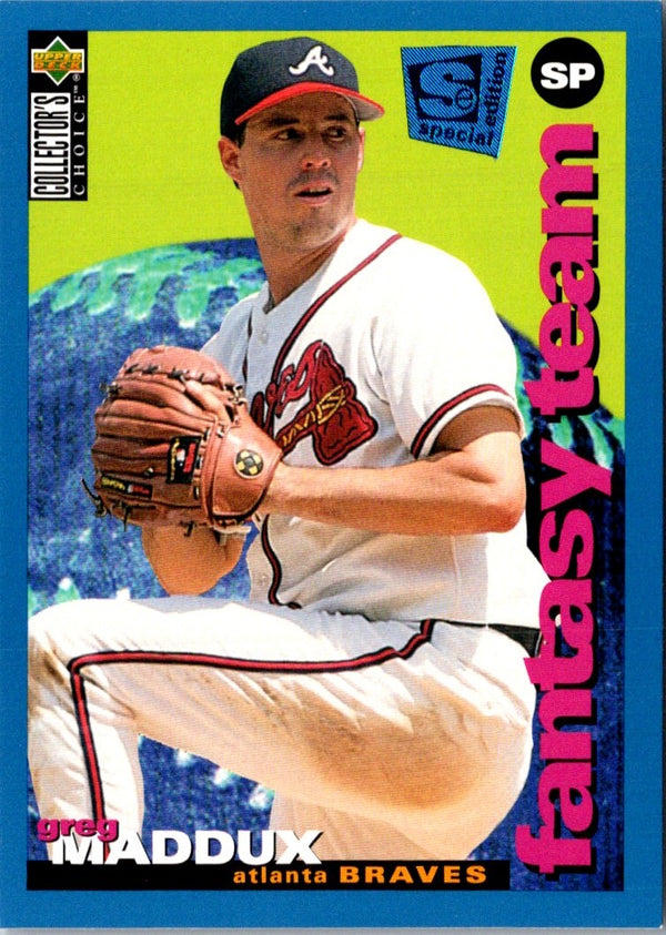 1995 Collector's Choice SE Silver Signature Greg Maddux #249