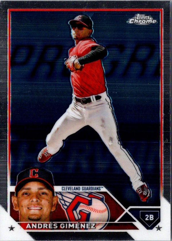 2023 Topps Chrome AndrÃ©s GimÃ©nez #155