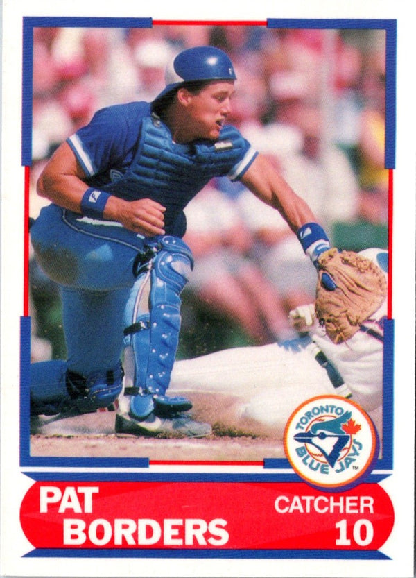 1989 Score Pat Borders #198 Rookie