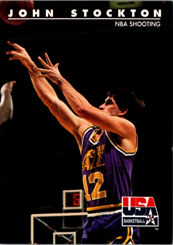 1992 SkyBox USA John Stockton #89