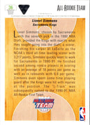 1991 Upper Deck Lionel Simmons