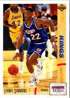 1991 Upper Deck Lionel Simmons #36