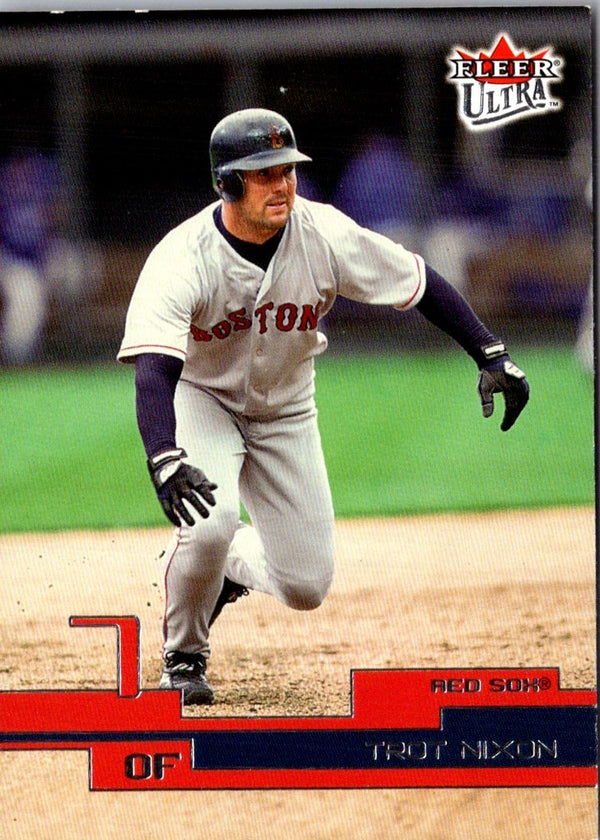 2002 Playoff Absolute Memorabilia Team Quads Nomar Garciaparra/Pedro Martinez/Trot Nixon/Manny Ramirez #4
