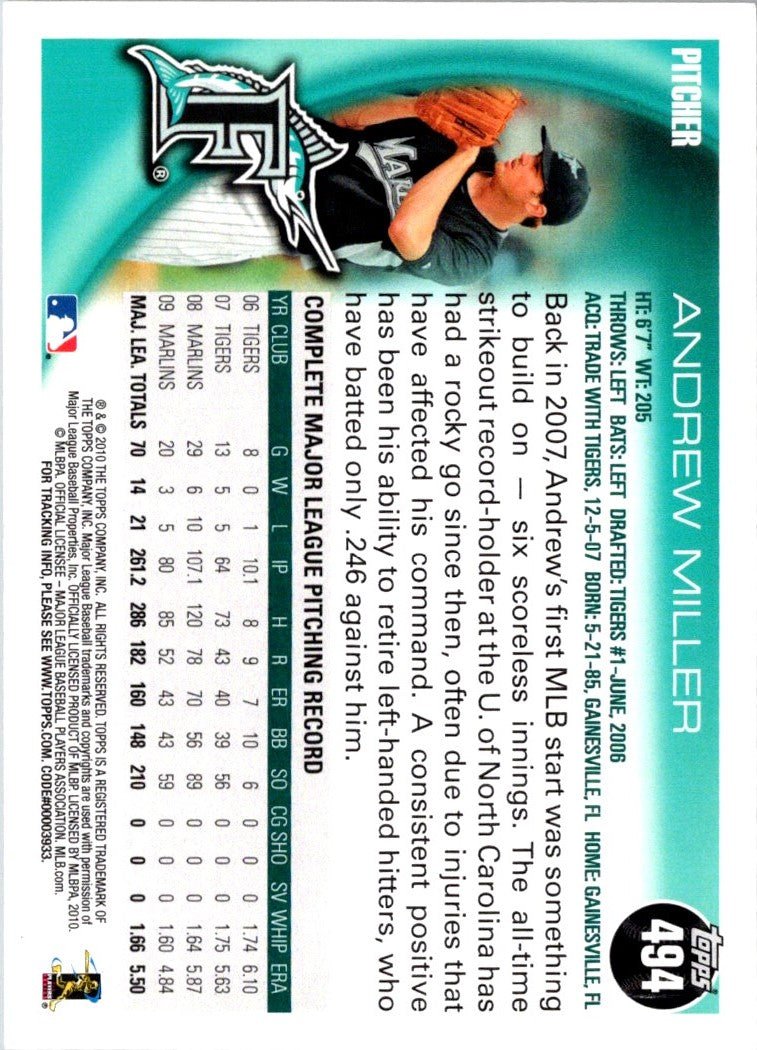 2010 Topps Andrew Miller