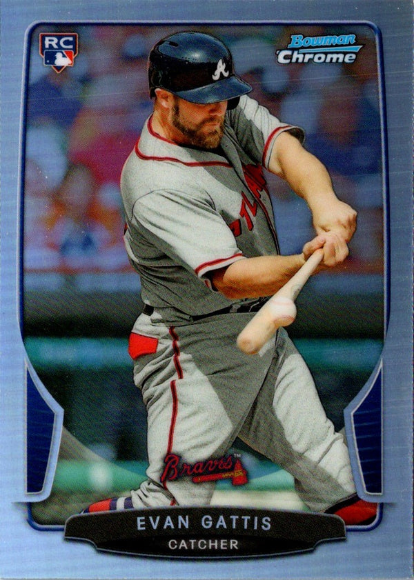 2013 Bowman Chrome Evan Gattis #209 Rookie Refractor