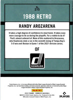 2022 Donruss Holo Red Randy Arozarena #275