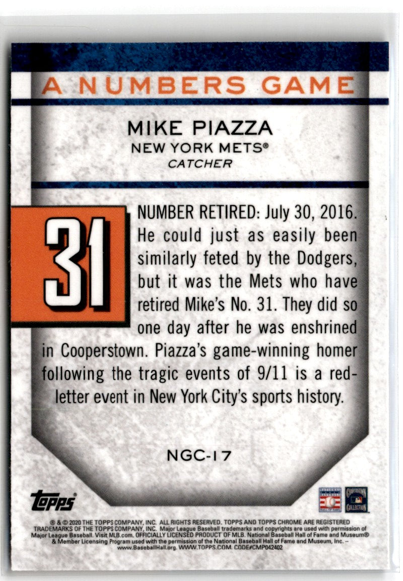 2021 Topps 1951 by Blake Jamieson Mike Piazza