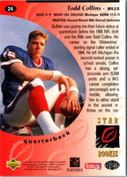 1995 Upper Deck Todd Collins #24 Rookie