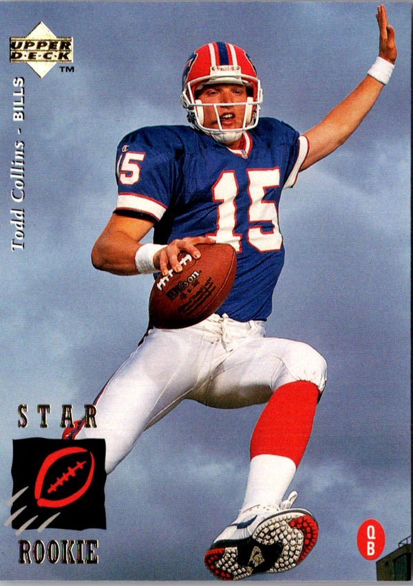 1995 Upper Deck Todd Collins #24 Rookie