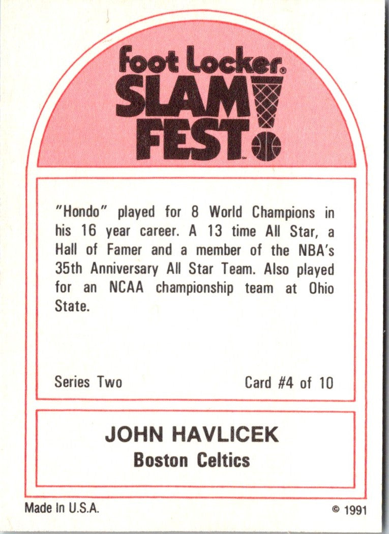 1991 Foot Locker Slam Fest John Havlicek