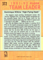 1991 Fleer Dominique Wilkins #372