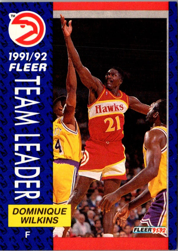 1991 Fleer Dominique Wilkins #372