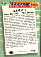 1992 Fleer Rookie Sensations Tim Barnett #12