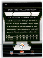 2005 Donruss Zenith Ben Roethlisberger #77